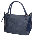Rosa Borsa a mano da donna Ecopelle 8016-BLU Gave Lux