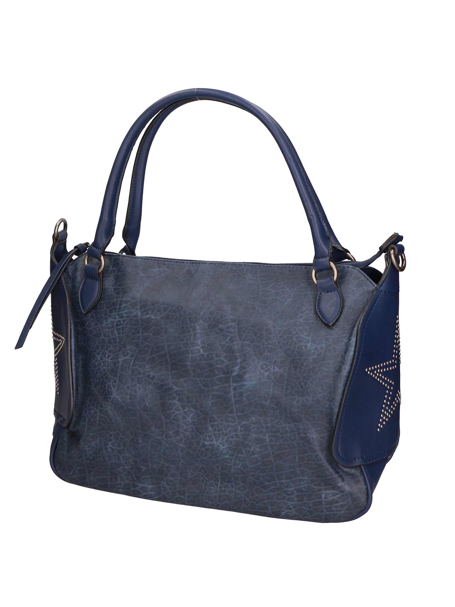 Rosa Borsa a mano da donna Ecopelle 8016-BLU Gave Lux
