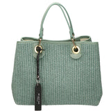 Borsa a mano da donna Paglia & Pelle MYB-05167-SS-331+D96 MENTA My Best Bag