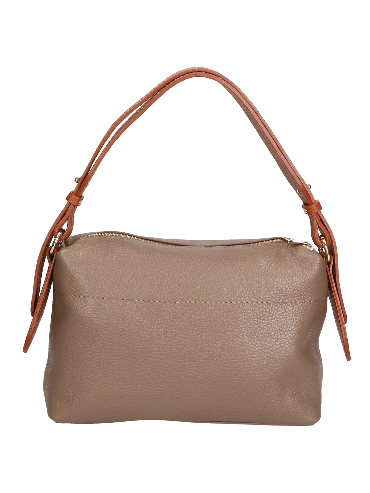 Vivienne Borsa a spalla da donna Vera pelle 06674-D40 TAUPE +D17 CUOIO Gave Lux
