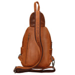Borsa a tracolla da uomo 100% vera pelle HILB-3110-CUOIO Hill Burry