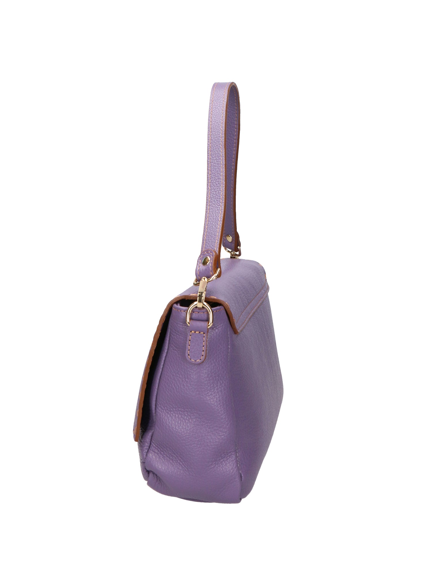 Walda Borsa a spalla da donna Vera pelle 06868-D87 VIOLET Gave Lux