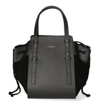 Borsa a mano da donna Vera pelle e suede MYB-8032-FW-NERO My Best Bag