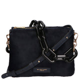 Borsa a spalla da donna Vera pelle di cavallino MYB-8021-FW-NOTTE My Best Bag