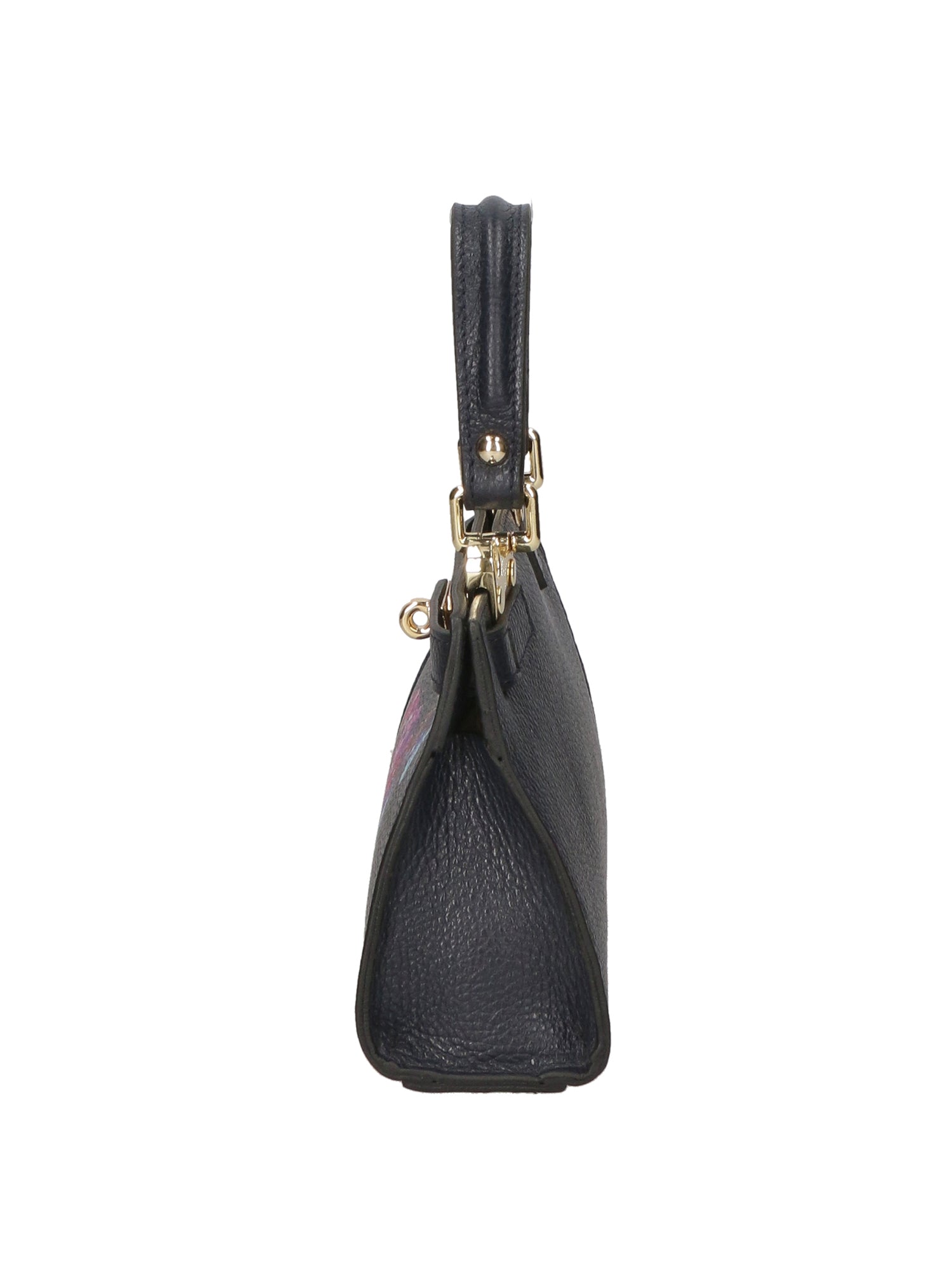 Noel Borsa a mano da donna Vera pelle 04265-D26 BLU SCURO DARK BLUE Gave Lux