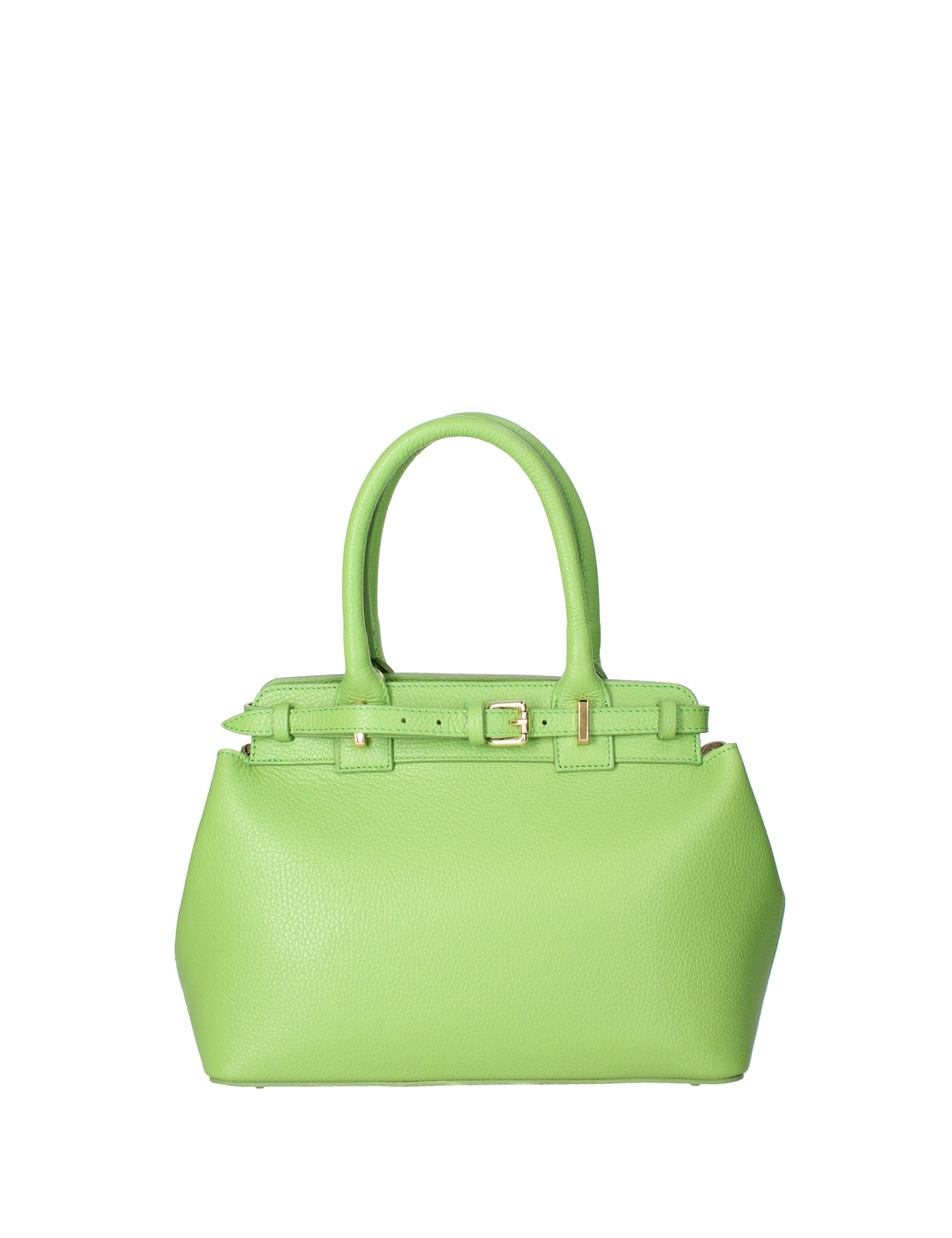 Borsa a mano da donna Vera Pelle 07146-D12 VERDE Viola Castellani