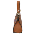 Noel Borsa a mano da donna Vera pelle 04265-D17 CUOIO SCURO DARK COGNAC Gave Lux