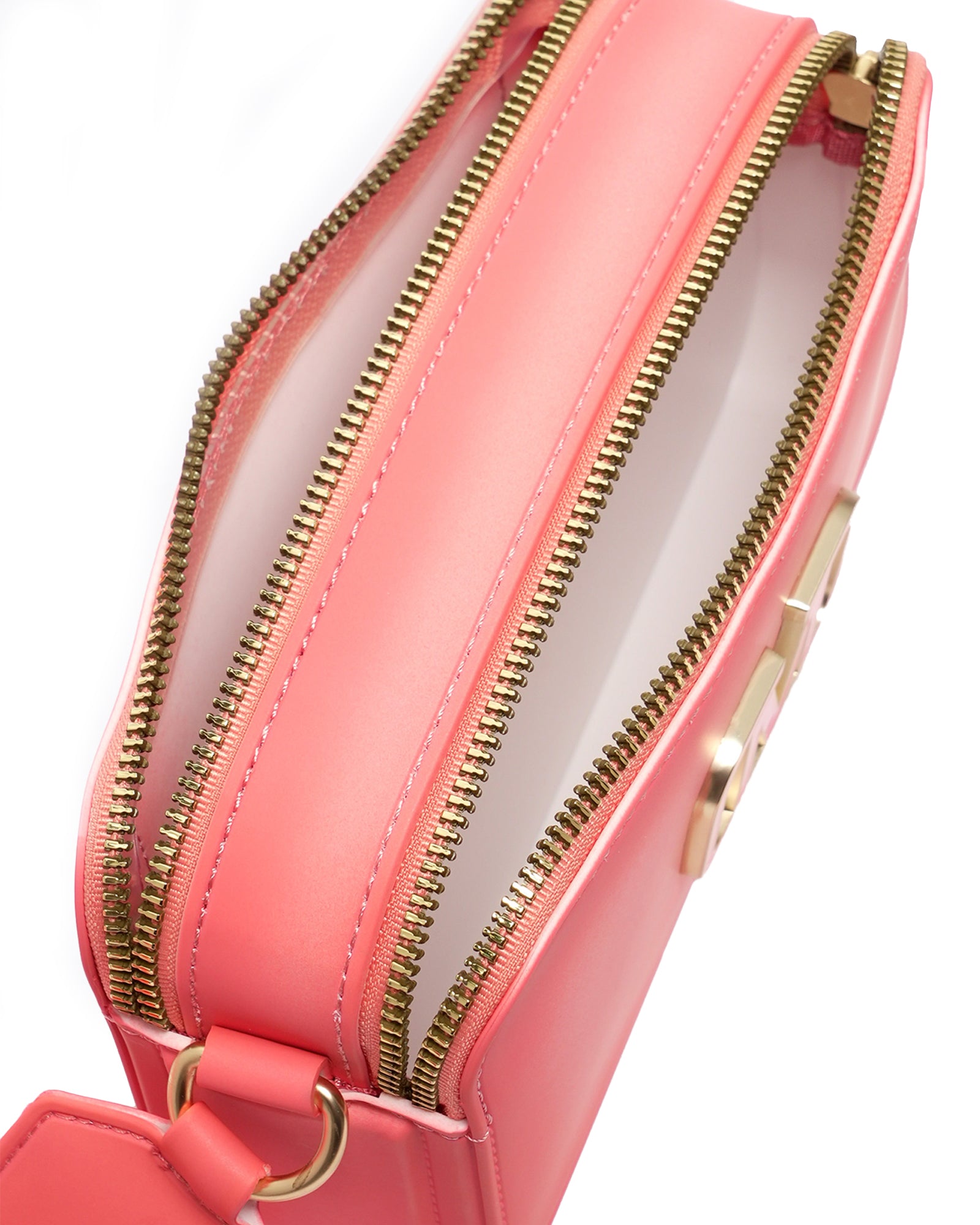 Borsa a spalla da donna 100% PVC FLAT MARC-PINK Marc Ellis