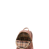 Zaino unisex in vera pelle 100% cotone 4460-MARRONE Alessia Firenze