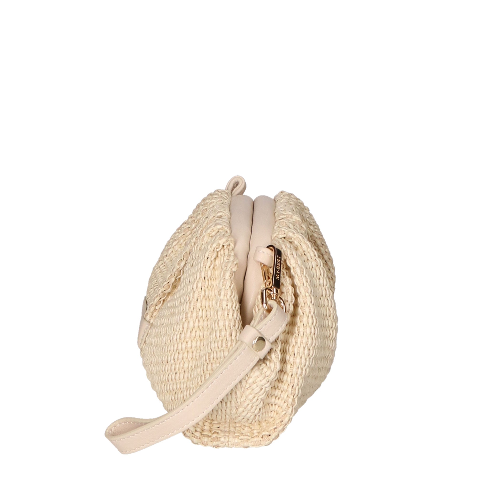 Borsa a tracolla da donna Paglia & Pelle MYB-7012-SS-TAPIOCA 21+142 TABRU My Best Bag