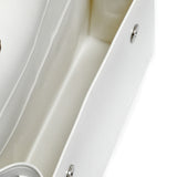 Borsa a mano da donna 100% Pvc FLAT ROOD M-WHITE + OFF SILVER Marc Ellis