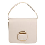 Borsa a tracolla da donna 100% pelle MYB-8035-FW-S03 LATTE My Best Bag