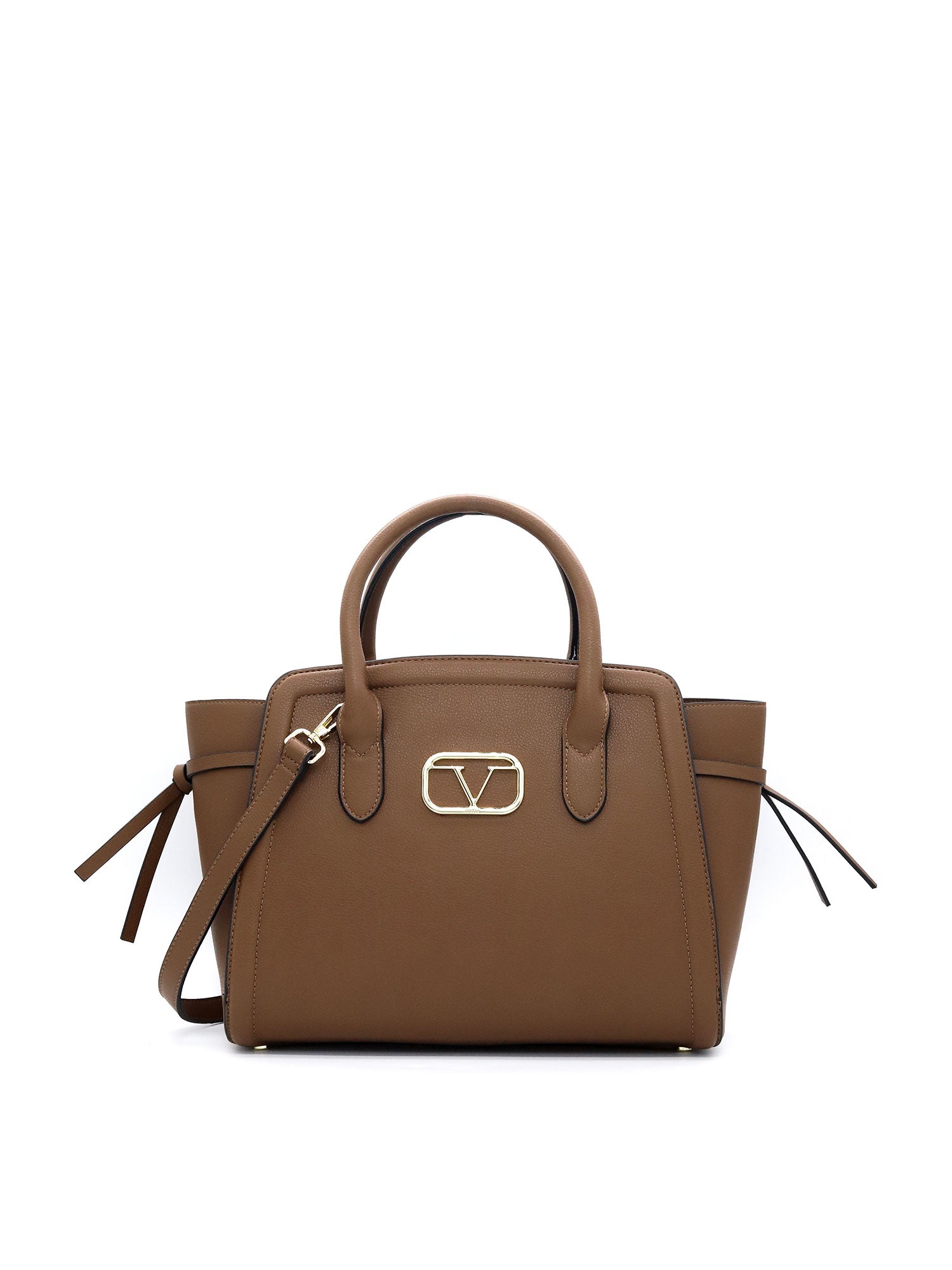 Naxos Borsa a mano da donna Ecopelle e PU VB-211-MARRONE 19V69 Italia