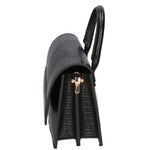 Ariel Borsa a mano da donna Vera pelle 05458-LU28 NERO Gave Lux