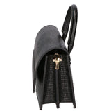 Ariel Borsa a mano da donna Vera pelle 05458-LU28 NERO Gave Lux