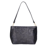 Lorelei Borsa a spalla da donna Vera pelle croco 06498-013 BLU NAVY Gave Lux