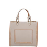 Borsa a mano da donna 100% vera pelle 07262-P 603 TAUPE CHIARO Roberta Rossi