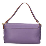 Walda Borsa a spalla da donna Vera pelle 06868-D87 VIOLET Gave Lux