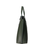 Lumena Borsa a mano da donna Vera pelle 2094-L135 VERDE BOTTIGLIA Gave Lux