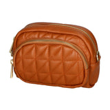 Ancilla 05305-S44 CUOIO Pochette da donna in vera pelle Gave Lux