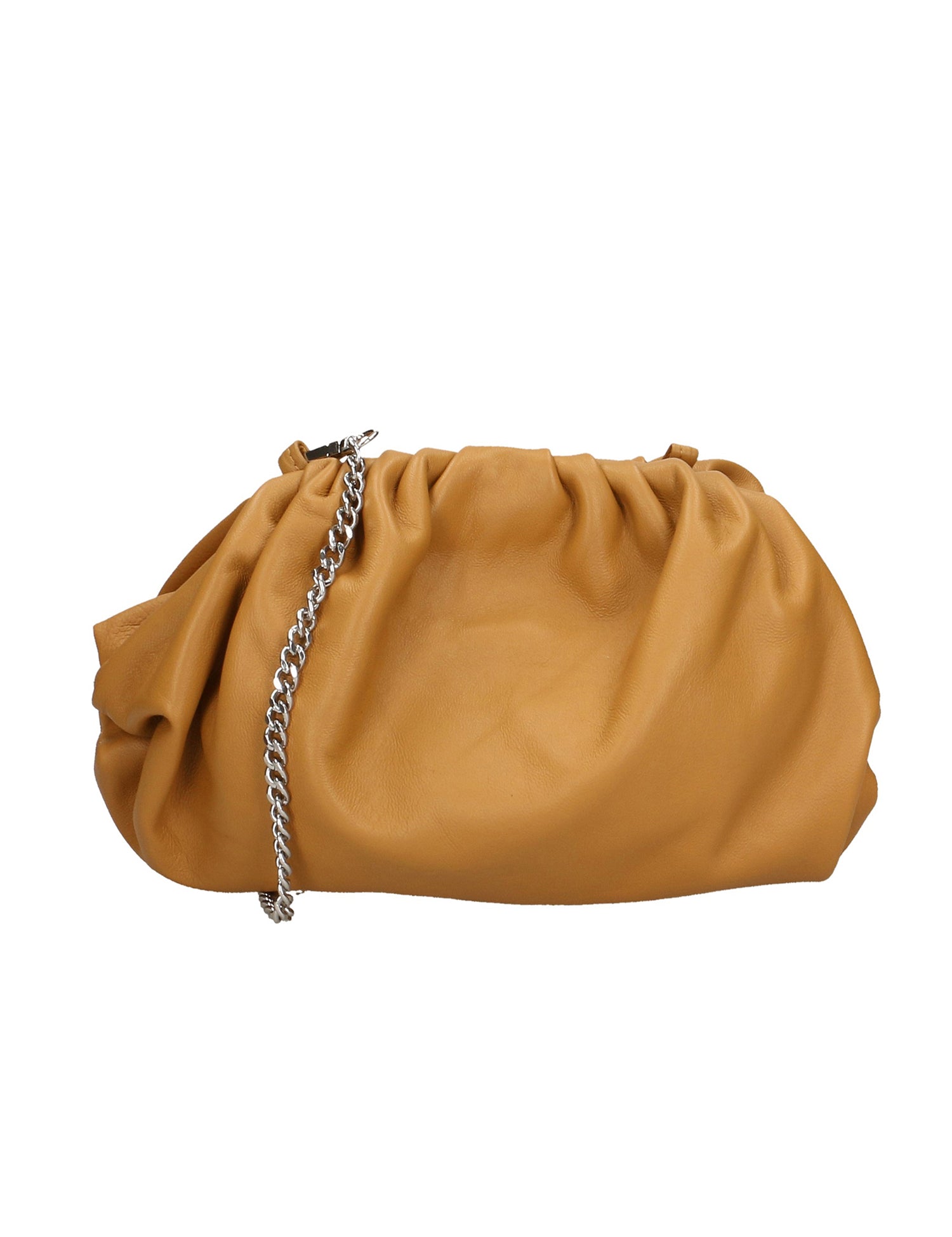 Quinta Borsa a tracolla donna Vera pelle 01448-D44 CUOIO COGNAC Gave Lux