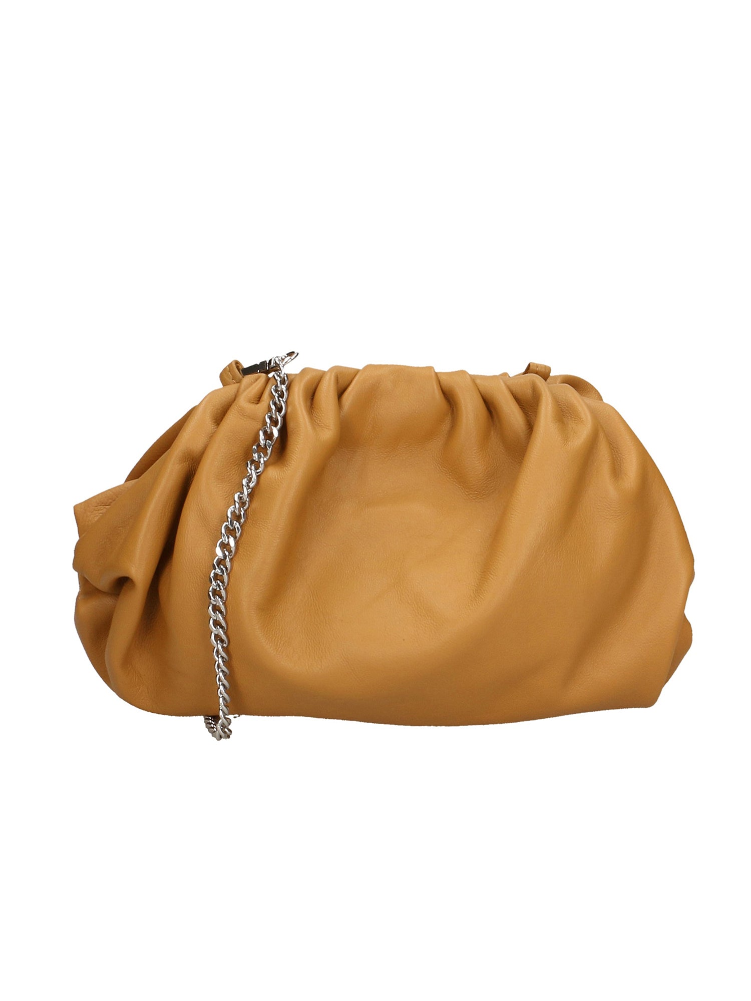 Quinta Borsa a tracolla donna Vera pelle 01448-D44 CUOIO COGNAC Gave Lux