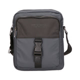 Borsa a tracolla uomo 100% PU Leather PCL3018-GREY-BLACK Northampton Polo Club