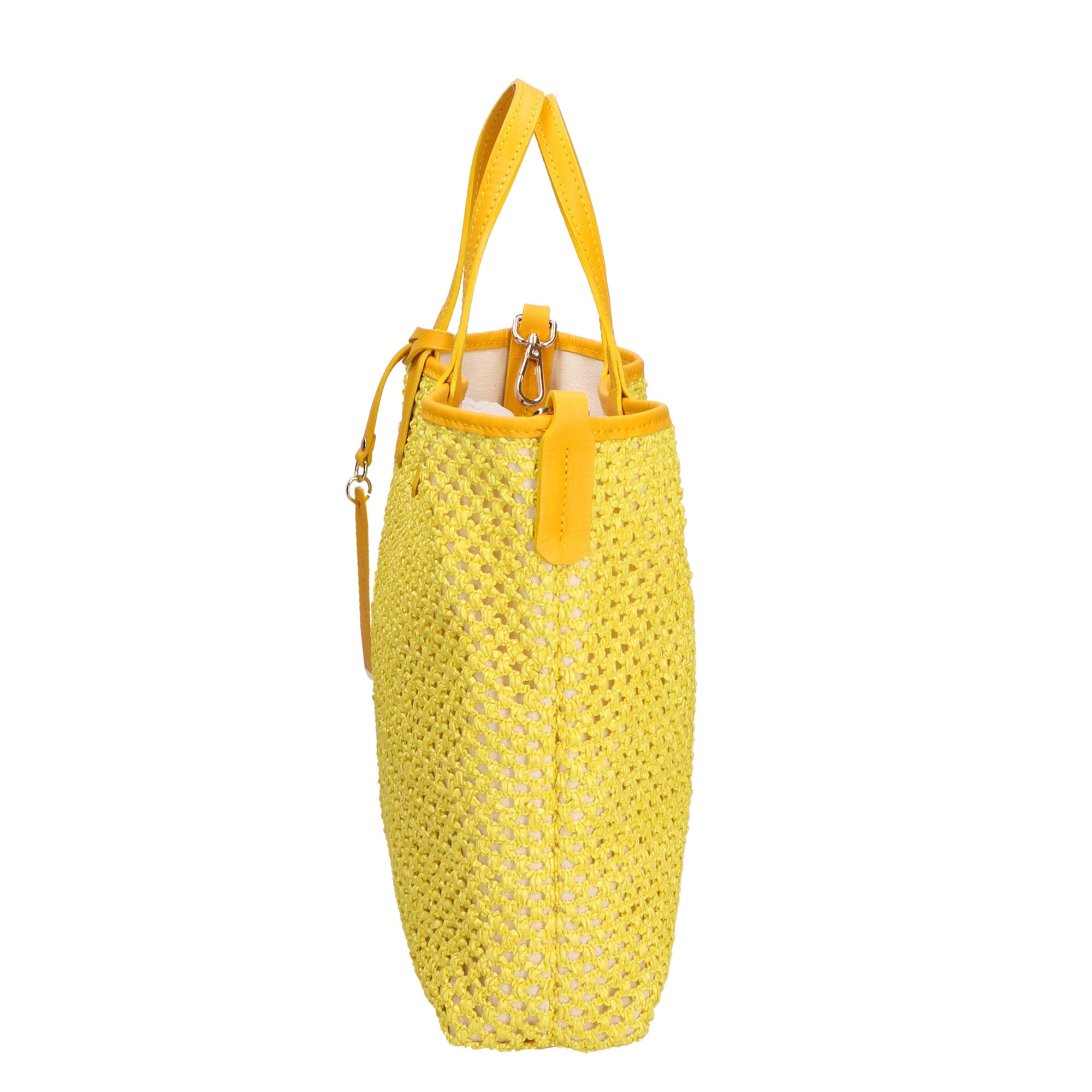 Borsa a mano da donna Paglia & Pelle MYB-7028-SS-GIALLO My Best Bag