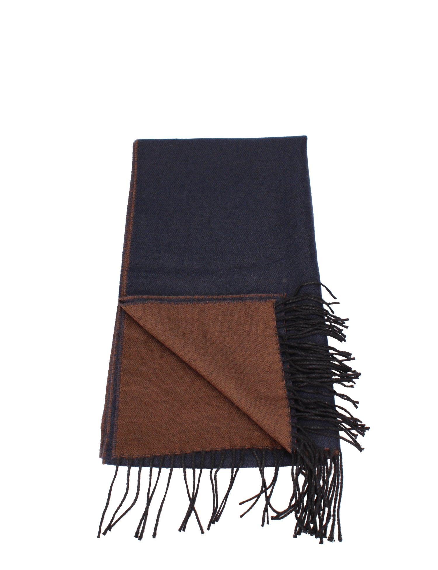 Albaña SRP038-BLU+MARRONE Sciarpa donna 72% Poliestere 30% Viscosa Gave Lux