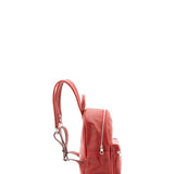 Zaino unisex in vera pelle 100% cotone 4460-ROSSO Alessia Firenze