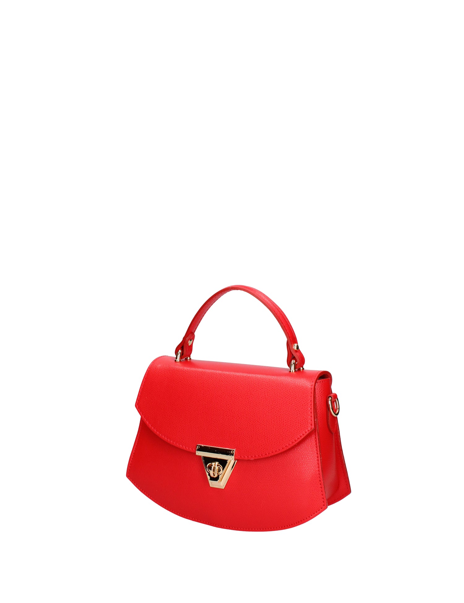 Borsa a mano da donna 100% vera pelle 07202-P 614 ROSSO FERRARI Roberta Rossi
