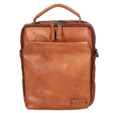 Borsa a mano unisex in vera pelle 100% Made in Italy SN5861647-TAN Santini Firenze