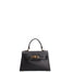 Borsa a mano da donna 100% vera pelle 07221-D28 NERO Roberta Rossi