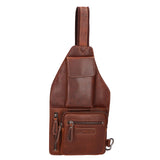 Marsupio da uomo in vera pelle Casual HILB-3338-T.MORO Hill Burry
