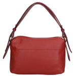 Vivienne Borsa a spalla da donna Vera pelle 06674-D10 RUBINO + D34 BORD Gave Lux