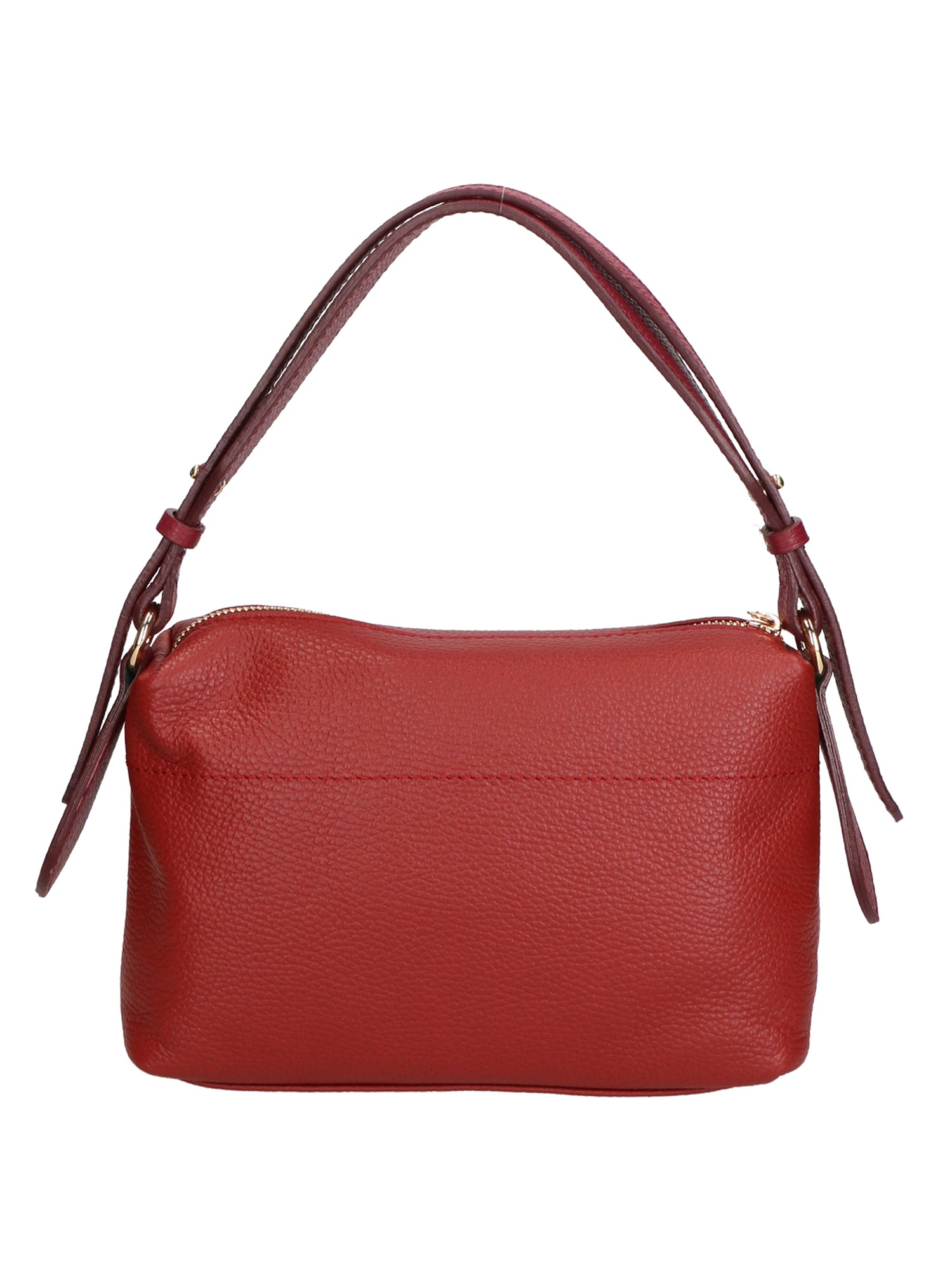 Vivienne Borsa a spalla da donna Vera pelle 06674-D10 RUBINO + D34 BORD Gave Lux