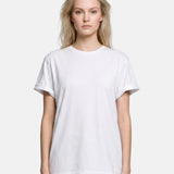 T-shirt in 84% Cotone 16% Elastan Bianco
