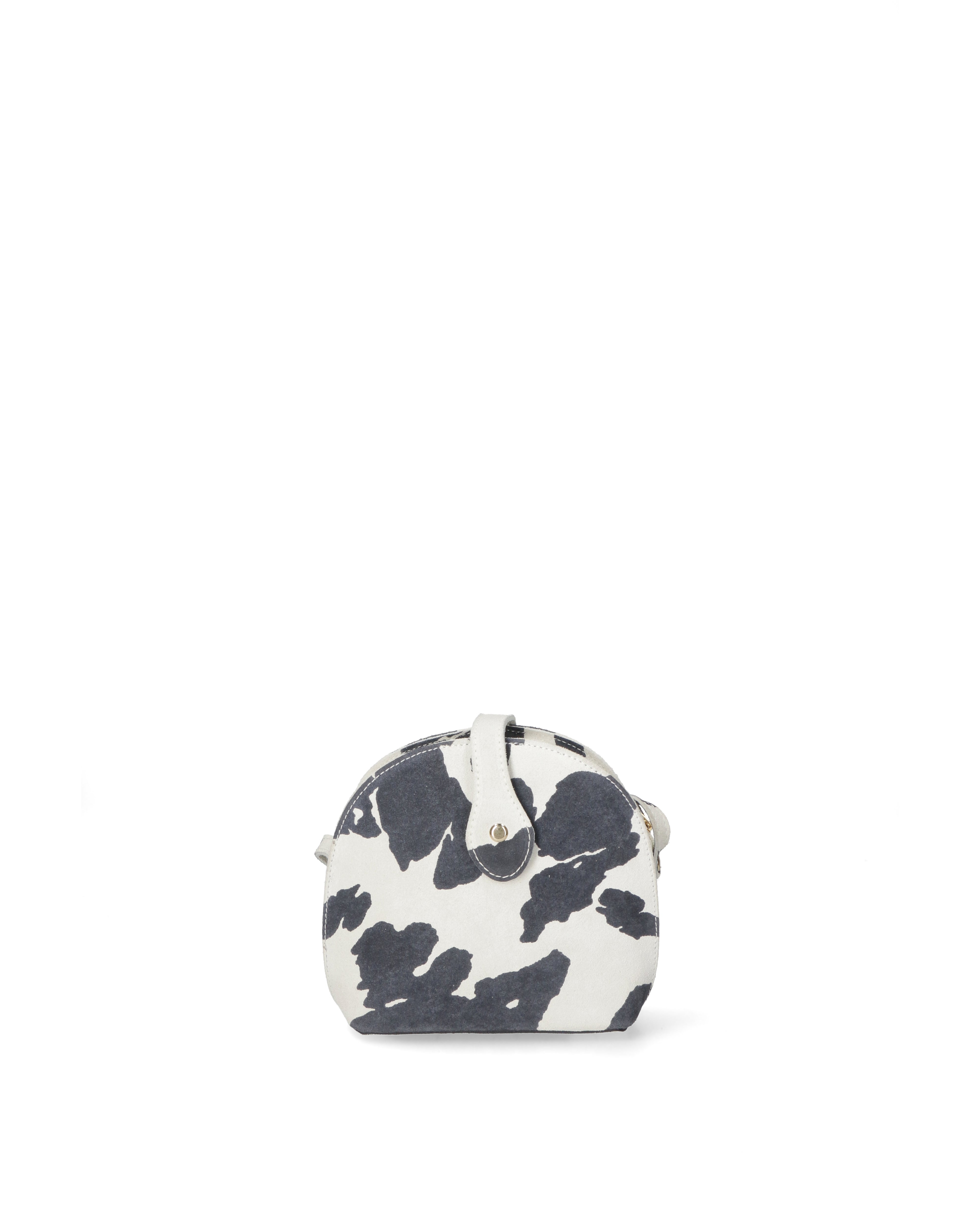 Elodie Borsa a tracolla da donna Vera pelle 530073-MUCCA BIANCO+NERO Gave Lux