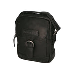 Borsa a tracolla da uomo Vera pelle RFID HILB-HT05-NERO Hill Burry