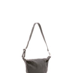 Borsa a spalla unisex in vera pelle 100% cotone 4603-NERO Alessia Firenze