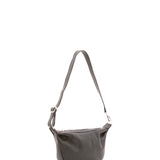 Borsa a spalla unisex in vera pelle 100% cotone 4603-NERO Alessia Firenze