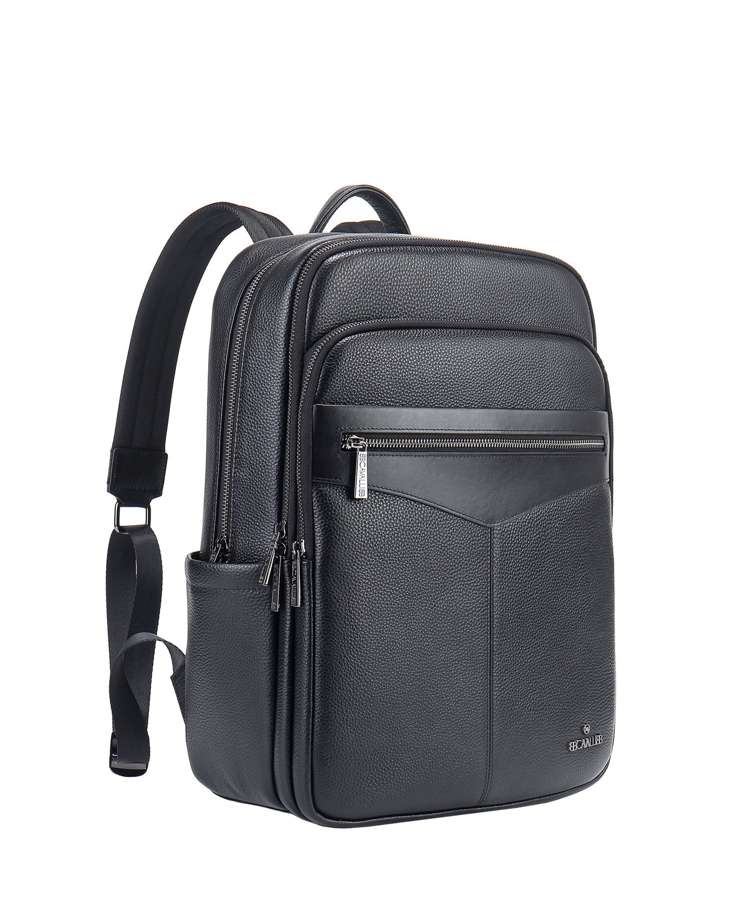 Zaino unisex in vera pelle Casual BC1304-NERO B Cavalli