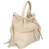 Firenze Borsa a mano da donna Vera pelle 01838-D37 LATTE MILK Gave Lux