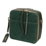 Borsa a tracolla da donna Vera pelle MYB-6020-FW-06058 VERDE My Best Bag