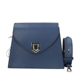 Eolara Borsa a spalla da donna Vera pelle 193842-BLU DARK BLUE Gave Lux