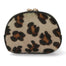 Rachele Pochette donna vera pelle Zip 02535-LEOPARDO TAUPE Gave Lux