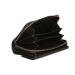 Portafoglio unisex in vera pelle Made in Italy SN2827847-BLACK Santini Firenze