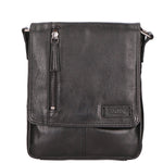 Borsa a tracolla unisex vera pelle Made in Italy SN5863547-BLACK Santini Firenze
