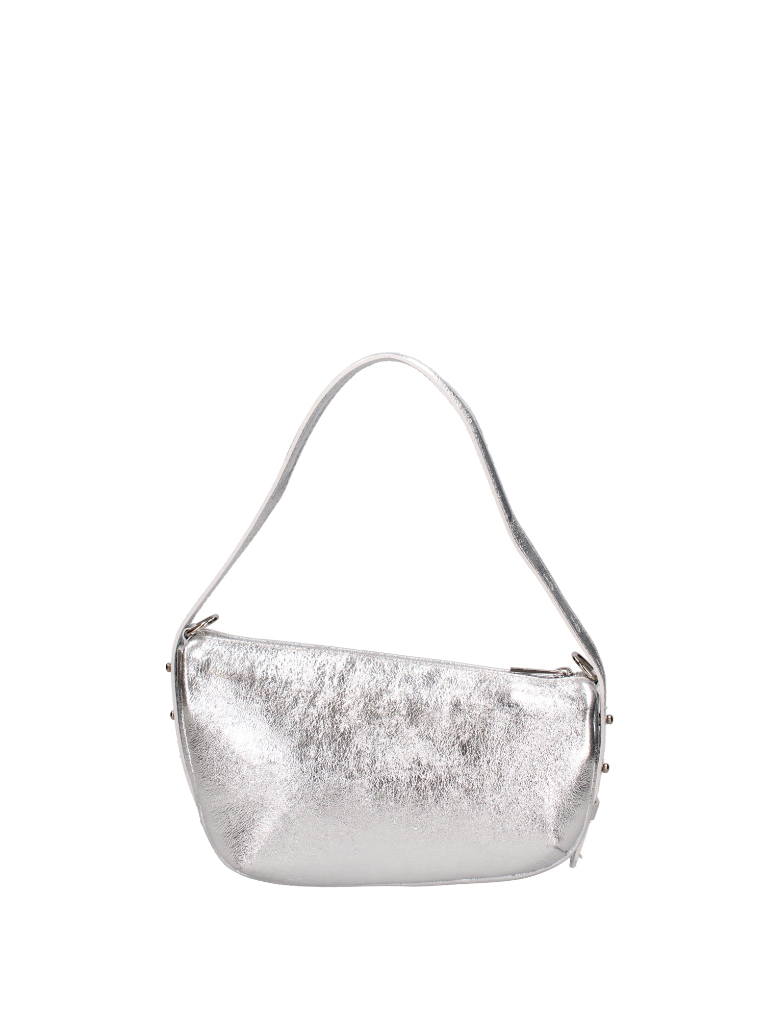Borsa a spalla da donna Vera pelle e metallo 07228-L001 ARGENTO Roberta Rossi