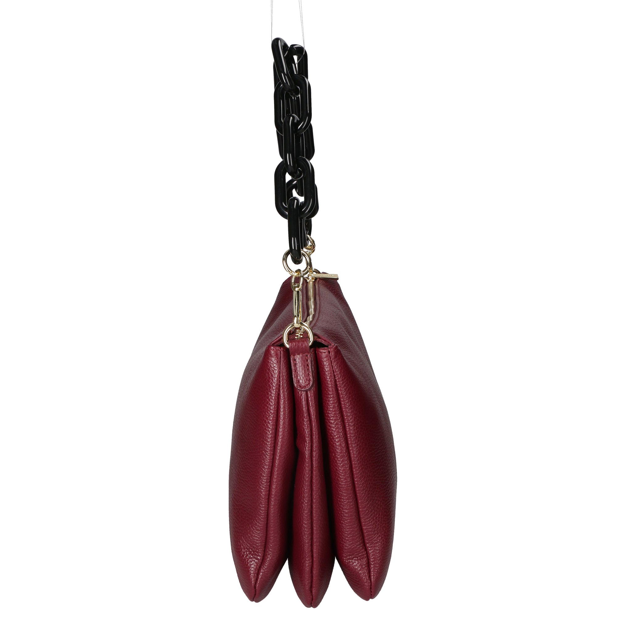 Borsa a tracolla da donna Vera pelle MYB-8019-FW-D90 BORGOGNA My Best Bag